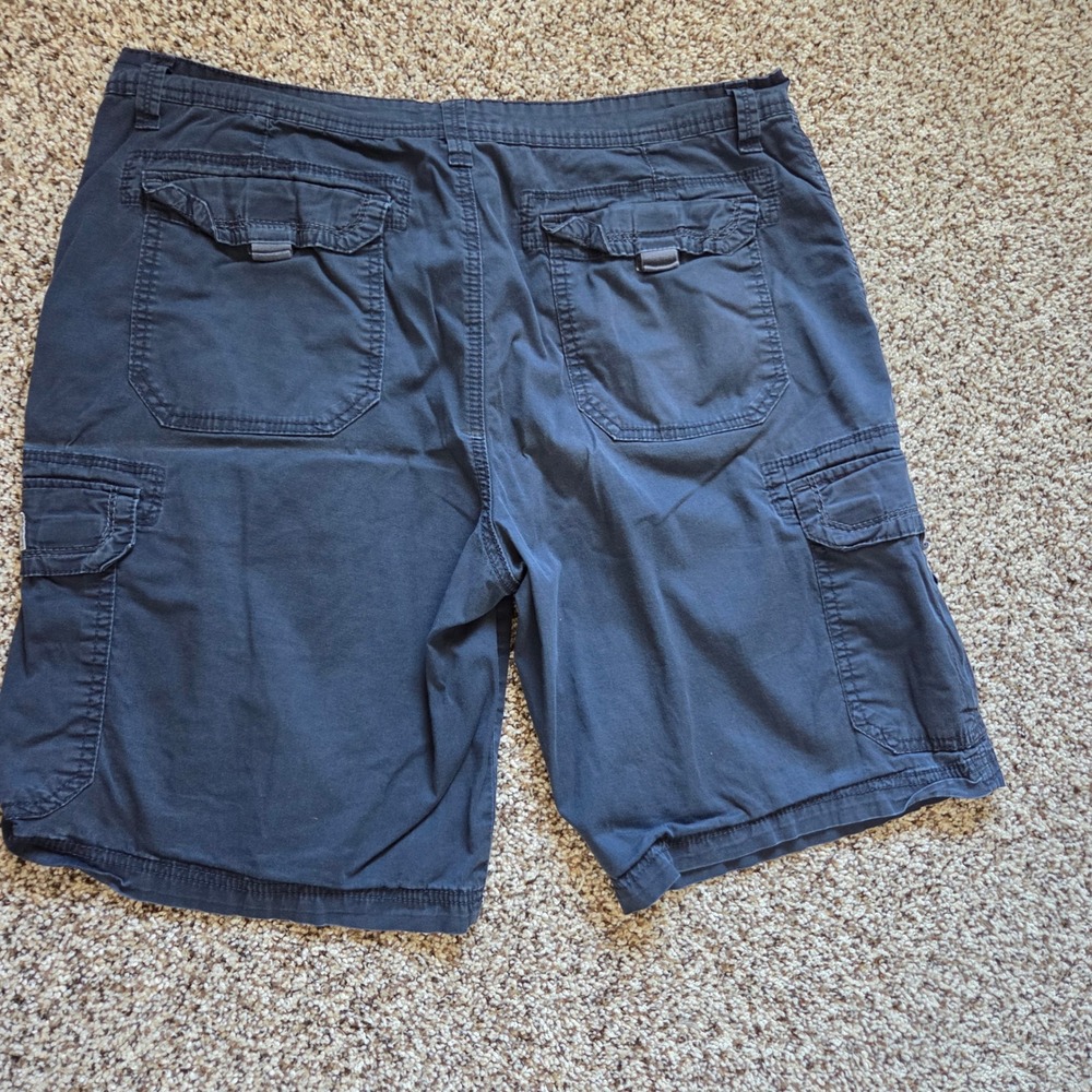 Union Bay Mens Navy Blue Cargo Shorts Size 38 Cotton Stretch Utility Outdoor - Picture 5 of 5